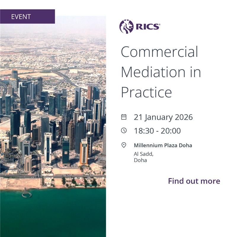 RICS in Qatar: Commercial Mediation in Qatar: A Practical Introduction 2026