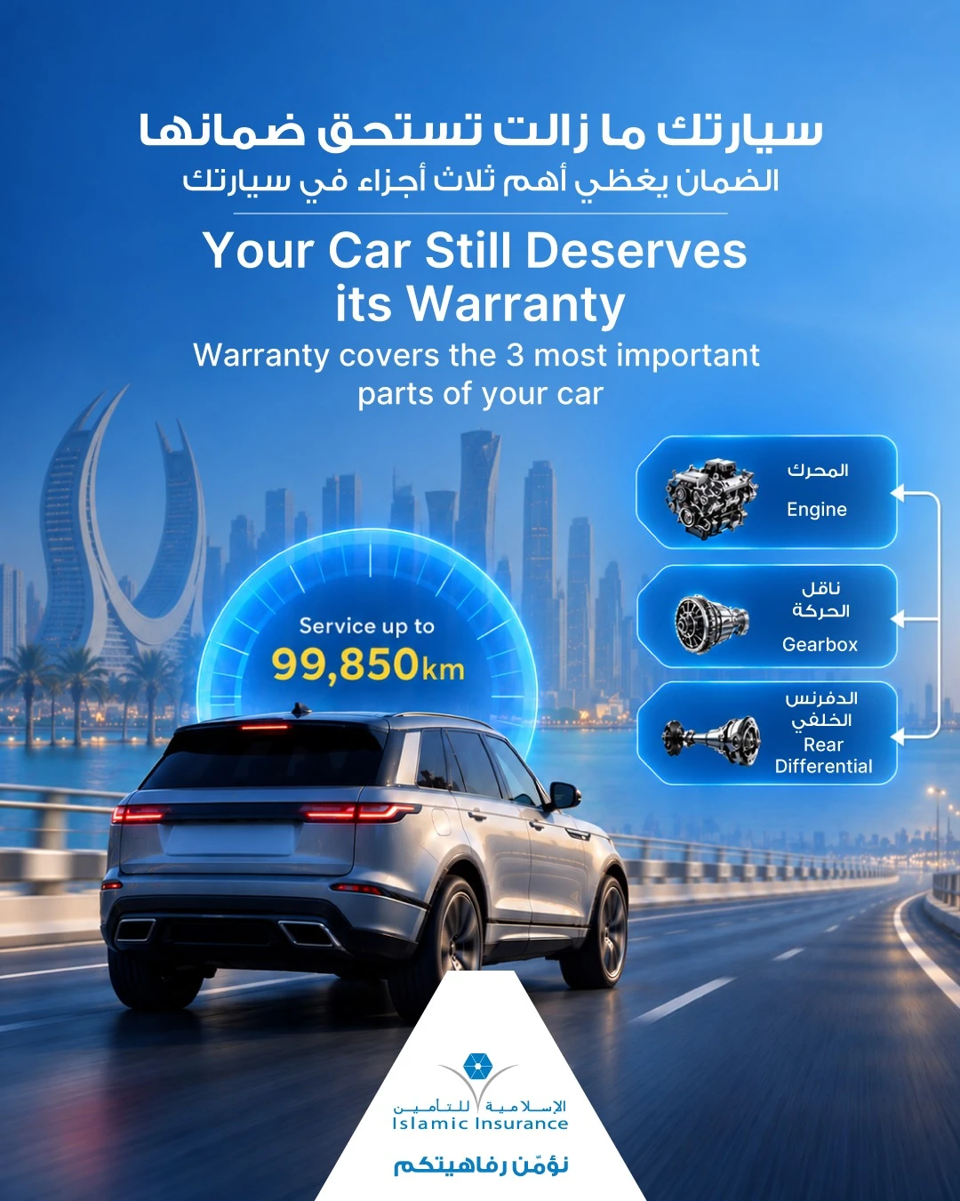 Powertrain Warranty - الضمان الممتد للسيارات المستعملة